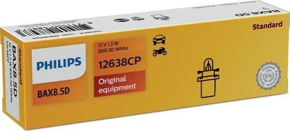 Автолампа 1,2W PHILIPS 12638CP (фото 1)