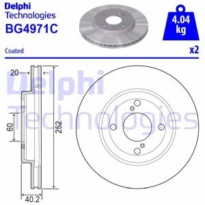 Tarcza ham. SUZUKI Przуd 02/2016> DELPHI BG4971C