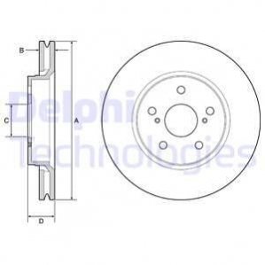 Tarcza ham. TOYOTA Przуd 10/2016> DELPHI BG4952C