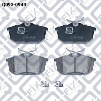 Колодки гальмівні задні дискові Q-fix Q0930949