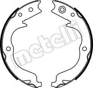 Гальмівні колодки ручного гальма METELLI 530268