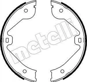 Гальмівні колодки ручного гальма METELLI 530244