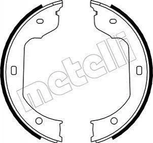 Гальмівні колодки ручного гальма METELLI 530019