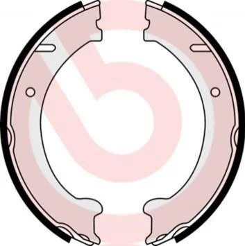 Гальмівні колодки ручного гальма BREMBO S86510 (фото 1)