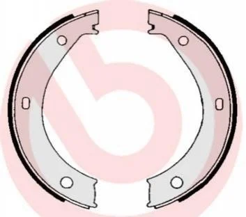 Гальмівні колодки ручного гальма BREMBO S06503 (фото 1)