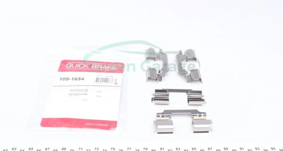 Монтажний набір дискових колодок QUICK BRAKE 1091654 (фото 1)