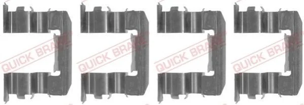 Монтажний набір дискових колодок QUICK BRAKE 1091184 (фото 1)