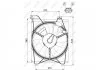 WENTYLATOR KIA CHLODNICY RIO 05- NRF 47515 (фото 2)