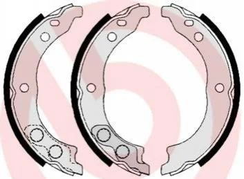 Гальмівні колодки ручного гальма BREMBO S61541 (фото 1)