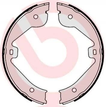 Гальмівні колодки ручного гальма BREMBO S85536 (фото 1)