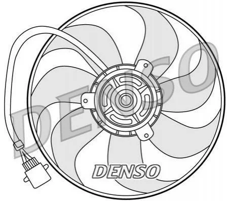 Вентилятор, охлаждение двигателя DENSO DER32006 (фото 1)