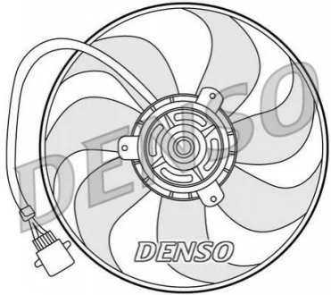 Вентилятор, охлаждение двигателя DENSO DER32006