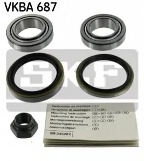 Набір підшипника маточини колеса SKF VKBA687