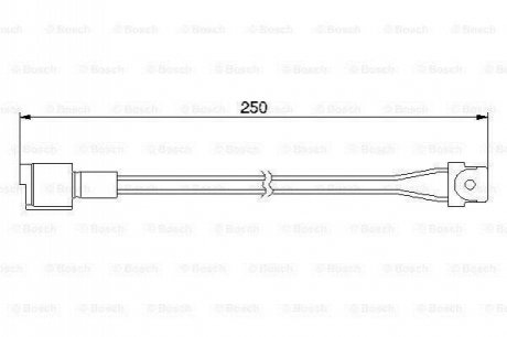 Датчик зносу гальмівних колодок BOSCH 1987474905