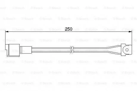 Датчик зносу гальмівних колодок BOSCH 1987474905