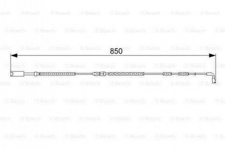 Датчик зносу гальмівних колодок BOSCH 1987473030