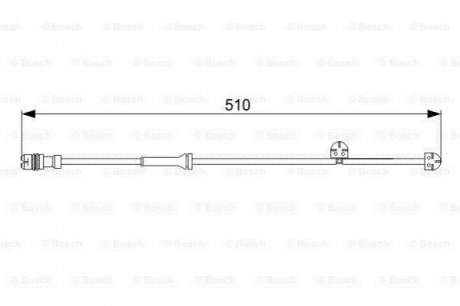 Датчик зносу гальмівних колодок BOSCH 1987473029