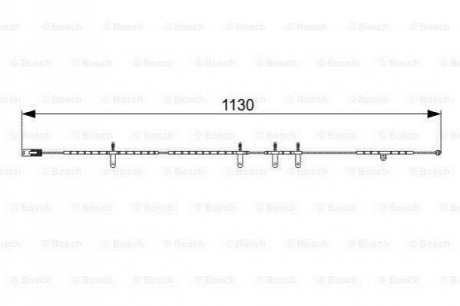 Датчик зносу гальмівних колодок BOSCH 1987473016