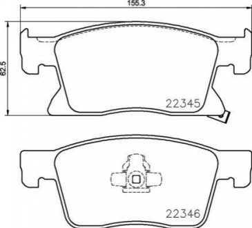 Колодки гальмівні ASTRA K 16.. BREMBO P59091