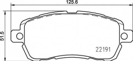 Гальмівні колодки дискові PRZOD BREMBO P24203