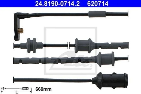Датчик зносу гальмівних колодок ATE 24819007142 (фото 1)