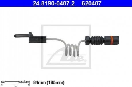 Датчик зносу гальмівних колодок ATE 24819004072