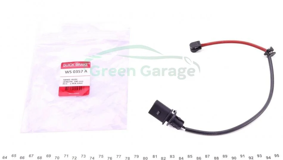 Датчик зносу гальмівних колодок QUICK BRAKE WS0357A (фото 1)