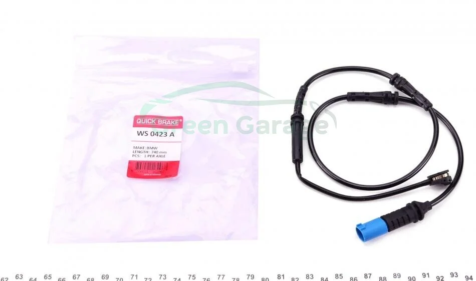 Датчик зносу гальмівних колодок QUICK BRAKE WS0423A (фото 1)
