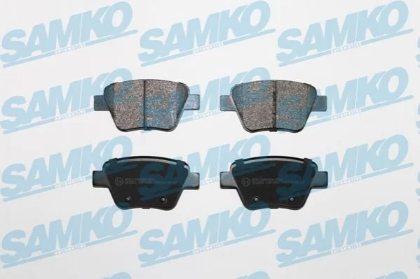 Комплект гальмівних накладок, дискове гальмо SAMKO 5SP1608 (фото 1)