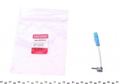 Датчик зносу гальмiвних колодок QUICK BRAKE WS0378A