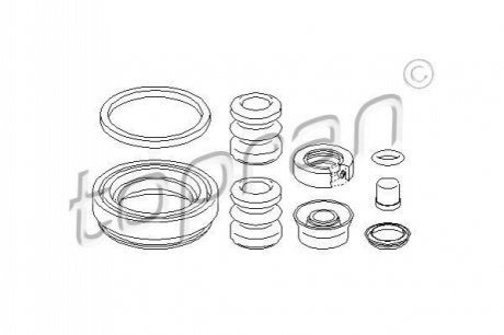 Ремкомплект супорта гальмівного TOPRAN / HANS PRIES 107083