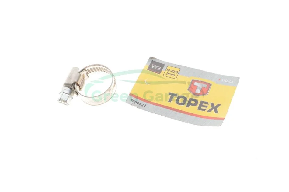 Стяжне кільце (хомут стальний)/W2 12-20 9MM TOPEX 37D503 (фото 1)