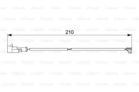 Датчик зносу гальмівних колодок BOSCH 1987474520