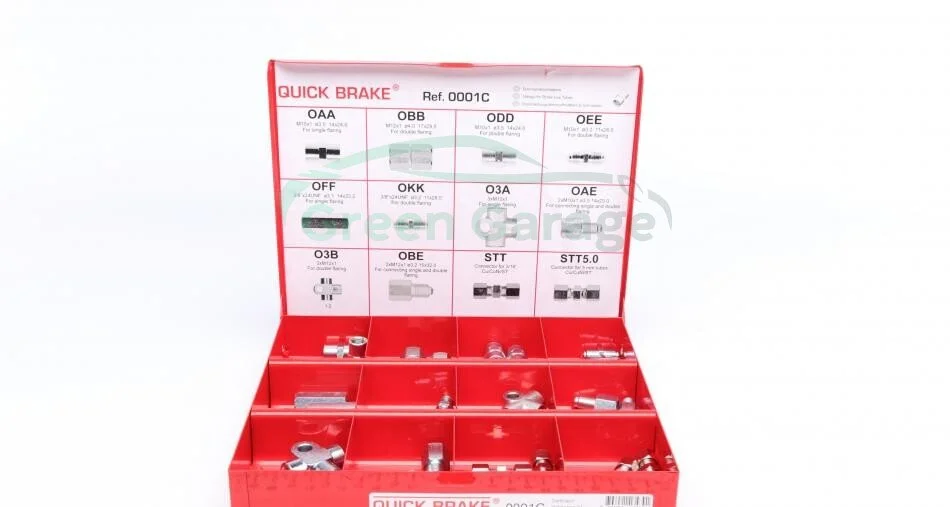 Комплект фітингів для гальмівних трубок QUICK BRAKE 0001C (фото 1)