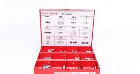 Комплект фітингів для гальмівних трубок QUICK BRAKE 0001C