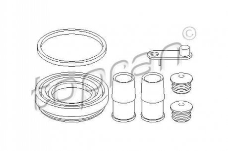 Ремкомплект супорта гальмівного TOPRAN / HANS PRIES 108348