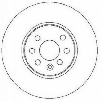 Диск гальмівний ASTRA H MERIVA JURID 562278JC