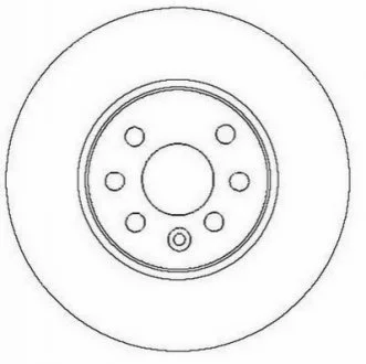 Диск гальмівний ASTRA H MERIVA JURID 562278JC