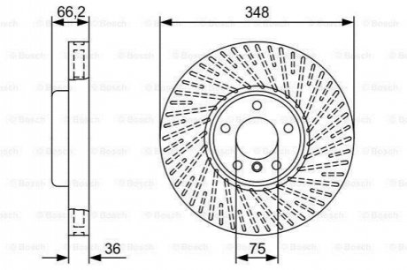 TARCZA HAM. BMW P. 5/6/7 10- PR BOSCH 0986479W20