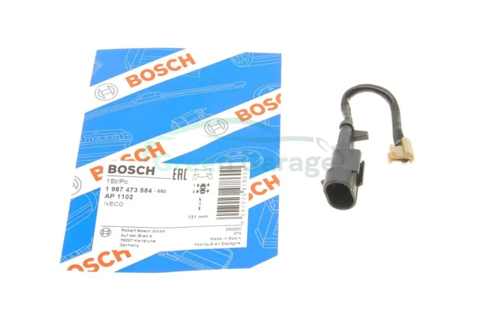 Гальмівні аксесуари BOSCH 1987473584 (фото 1)