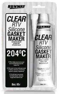 Силиконовый герметик прозрачный RUNWAY RW8502