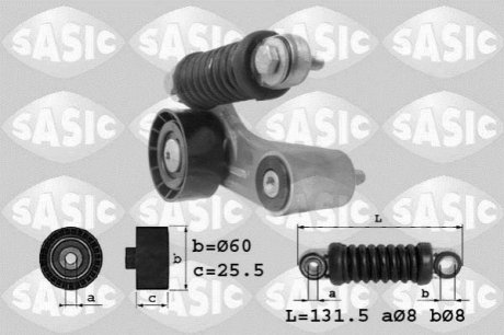 Натягувач поликлинового ременя SASIC 1624002