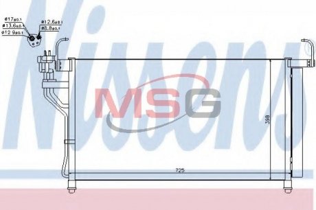 Skraplacz H1 07- 2,5CRDI/TC.. NISSENS 940350