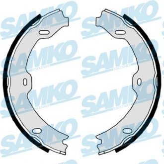 Комплект гальмівних колодок, стоянкове гальмо SAMKO 89020