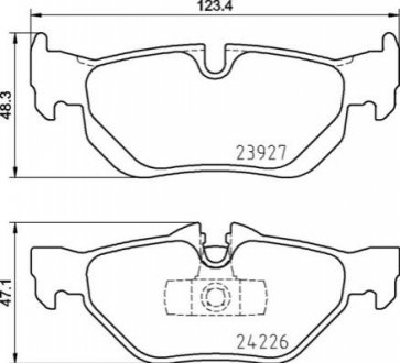 Колодки гальмівні 3 E92 tyі.. BREMBO P06105