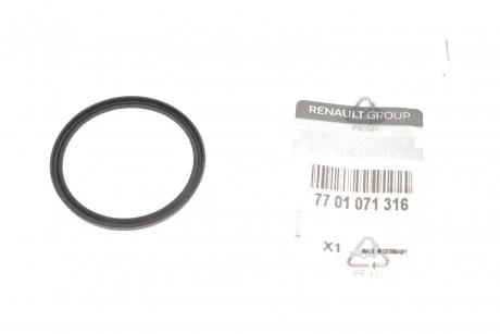 Прокладка патрубка інтеркулера RENAULT 7701071316