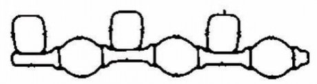 Прокладка колектора двигуна гумова BGA MG6701