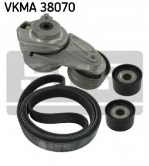 Поликлиновой ременный комплект SKF VKMA38070