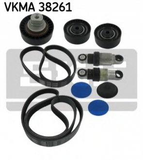 Поликлиновой ременный комплект SKF VKMA38261