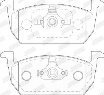 KLOCKI HAM./PRZ/ SEAT LEON 12- JURID 573833J